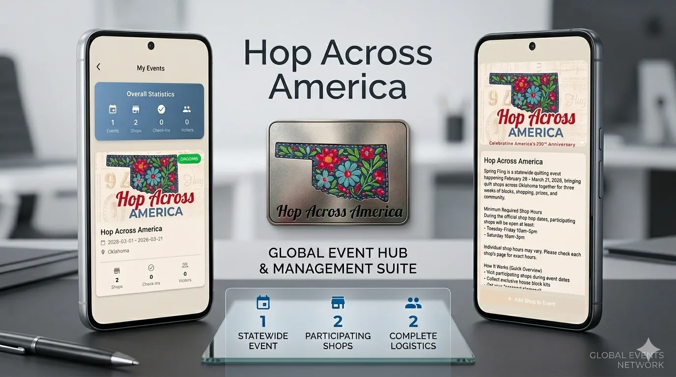 Hop Across America, Event platform
